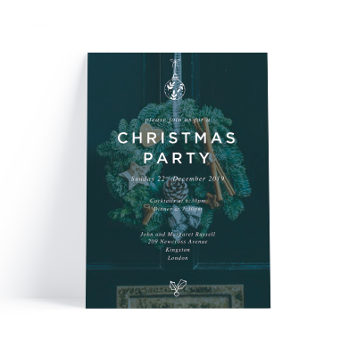 High quality Christmas event invite
